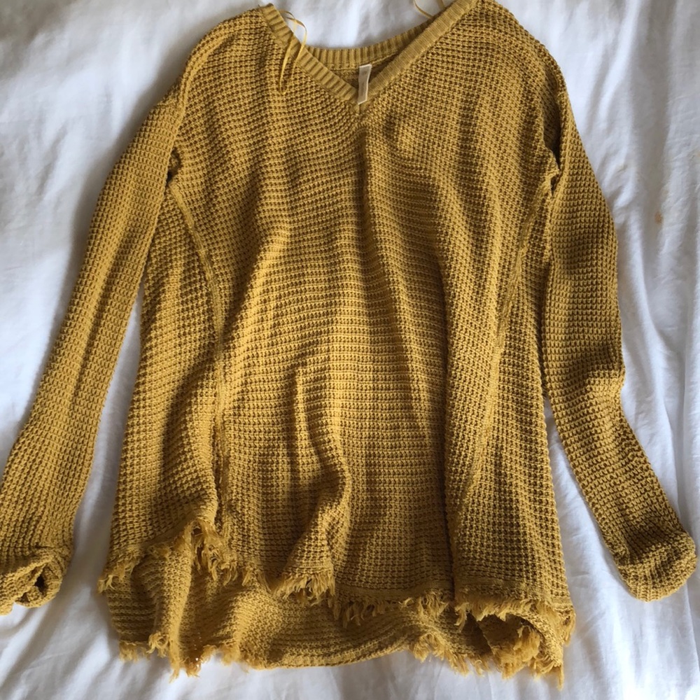 Wishlist sweater S/M mustard yellow